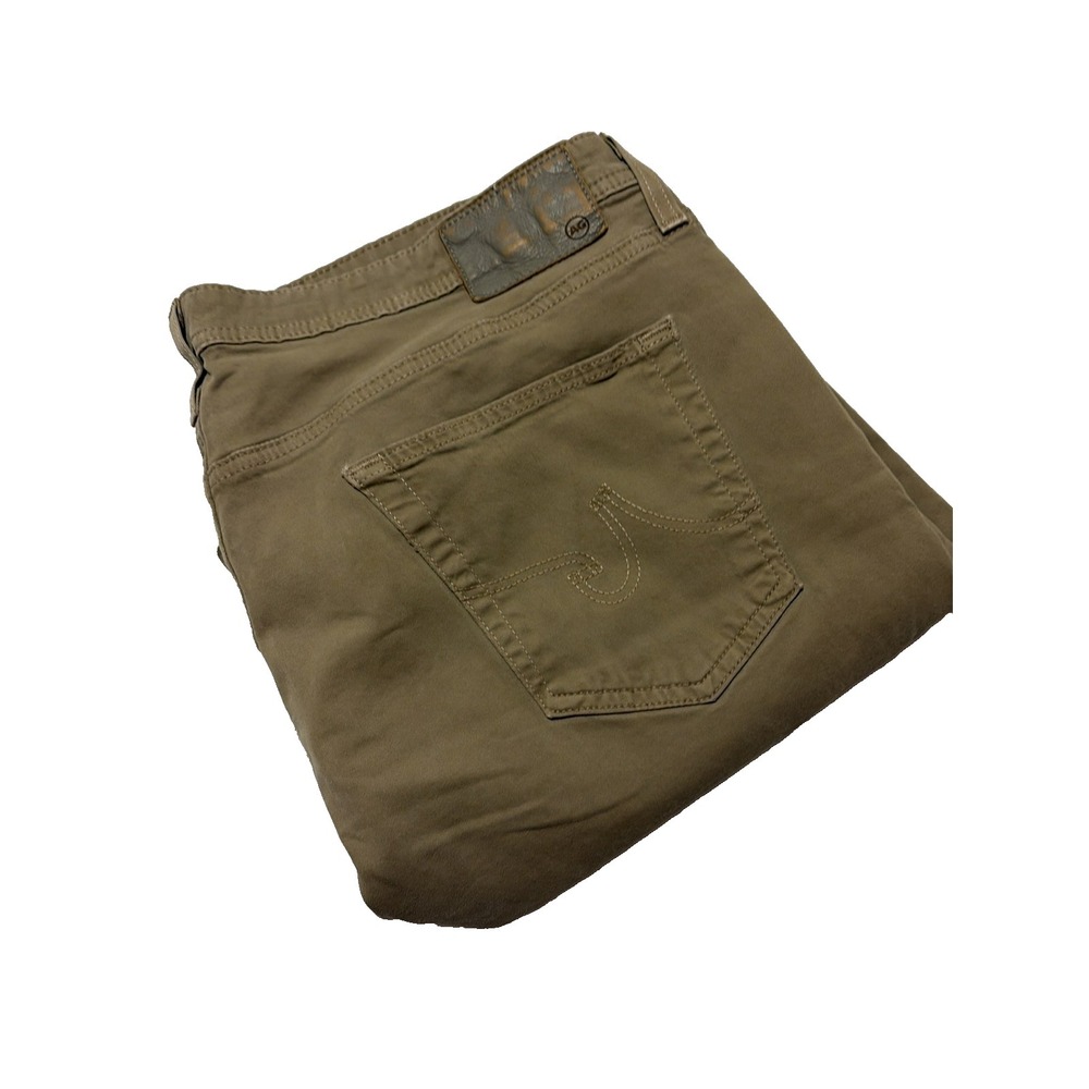 AG Adriano Goldschmied Everett Pants 40x32-Act 40x28 Slim Straight Tan Stretch